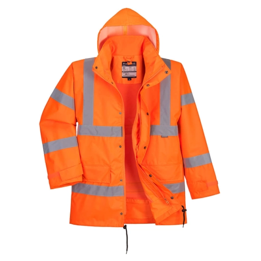 Parka Haute-Visibilité Respirante Interactive couleur : Orange taille XXXL - PORTWEST