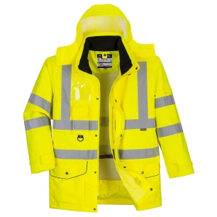 Parka Hi-Vis 7-en-1 couleur : Jaune taille 6XL - PORTWEST