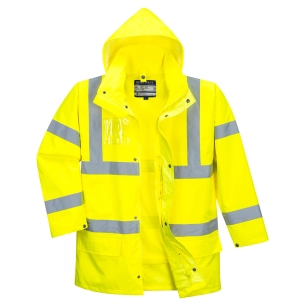Parka Hi-Vis Essential 5 en 1 couleur : Jaune taille XXXL - PORTWEST