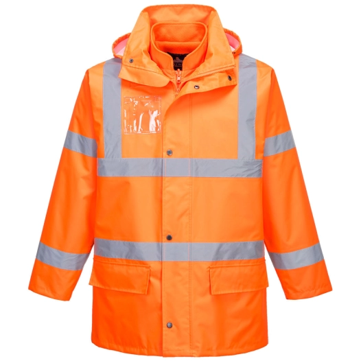 Parka Hi-Vis Essential 5 en 1 couleur : Orange taille S - PORTWEST