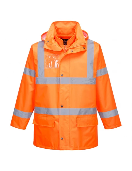 Parka Hi-Vis Essential 5 en 1 couleur : Orange taille S - PORTWEST