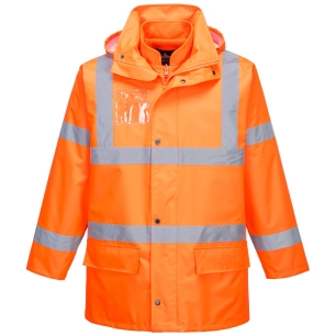 Parka Hi-Vis Essential 5 en 1 couleur : Orange taille XL - PORTWEST