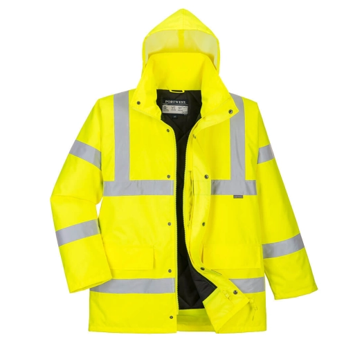 Parka Hi-Vis Respirante couleur : Jaune taille L - PORTWEST