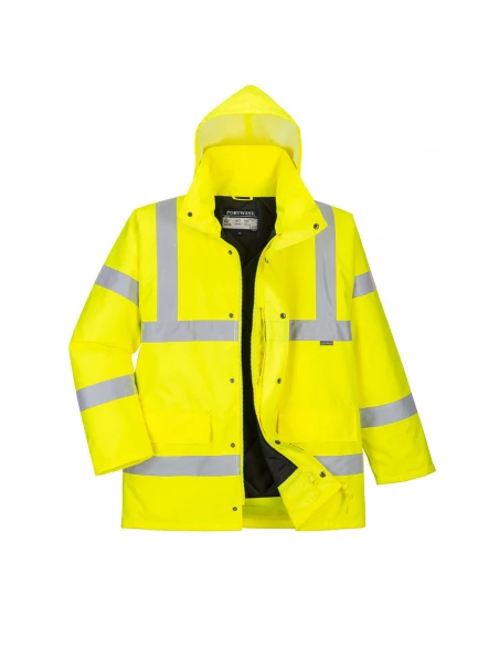 Parka Hi-Vis Respirante couleur : Jaune taille XXL - PORTWEST