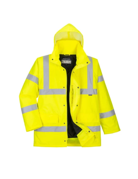 Parka Hi-Vis Respirante couleur : Jaune taille XXXL - PORTWEST