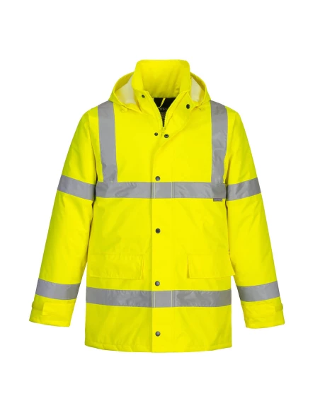 Parka Hi-Vis Traffic couleur : Jaune taille 5XL - PORTWEST