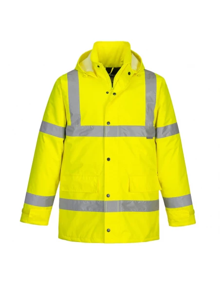 Parka Hi-Vis Traffic couleur : Jaune taille M - PORTWEST