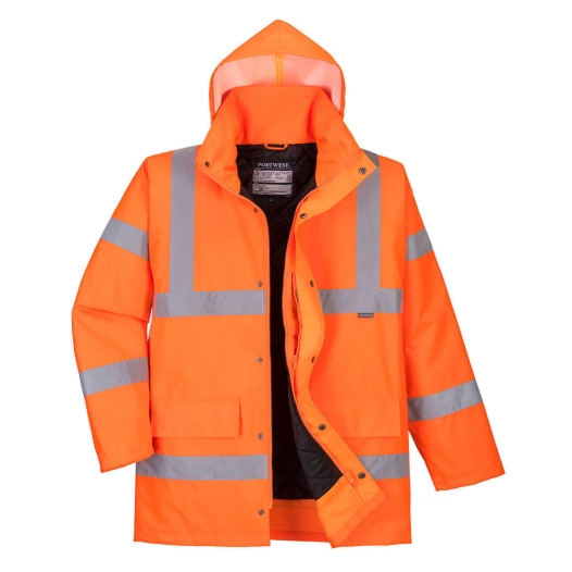 Parka Hi-Vis Traffic couleur : Orange taille L - PORTWEST