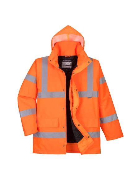 Parka Hi-Vis Traffic couleur : Orange taille L - PORTWEST