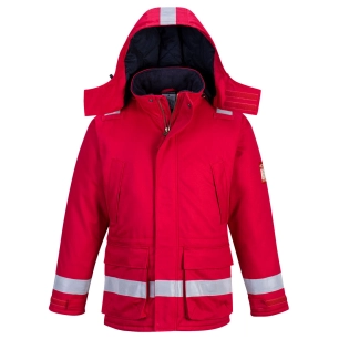 Parka Hiver FR Anti-Statique couleur : Rouge taille L - PORTWEST