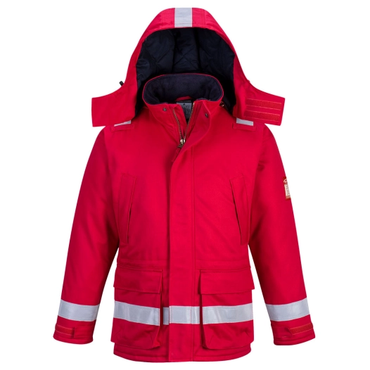 Parka Hiver FR Anti-Statique couleur : Rouge taille XXL - PORTWEST