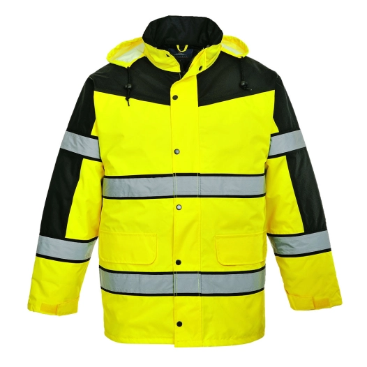 Parka HiVis Bicolore couleur : Jaune taille S - PORTWEST