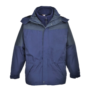 Parka Homme Bicolore Aviemore couleur : Marine taille XXL - PORTWEST