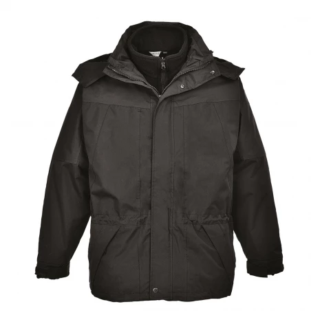 Parka Homme Bicolore Aviemore couleur : Noir taille XXXL - PORTWEST