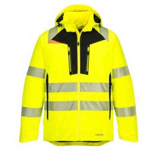 Parka HV DX4 couleur : Jaune/Noir taille M - PORTWEST
