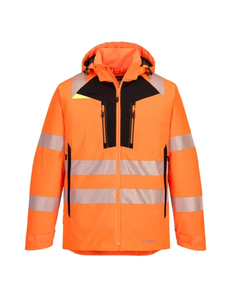 Parka HV DX4 couleur : Orange/Noir taille S - PORTWEST