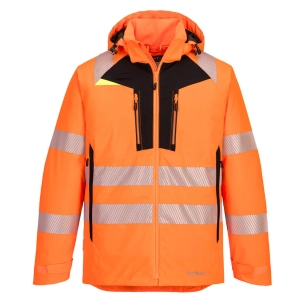 Parka HV DX4 couleur : Orange/Noir taille XL - PORTWEST