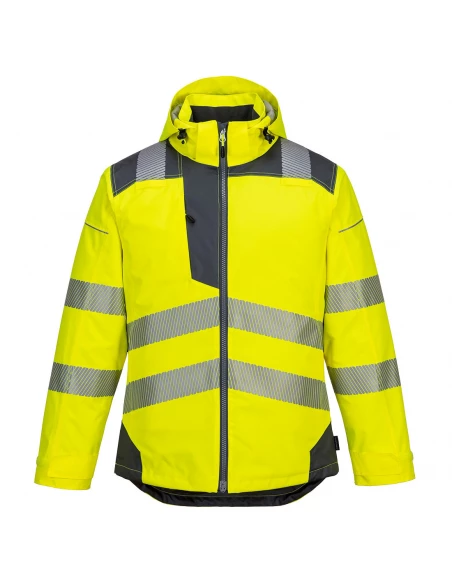 Parka HV PW3 couleur : Jaune/Gris taille XXXL - PORTWEST