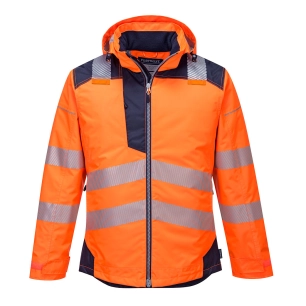 Parka HV PW3 couleur : Orange/Marine taille 4XL - PORTWEST