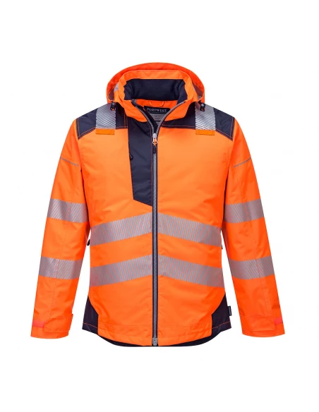 Parka HV PW3 couleur : Orange/Marine taille XXL - PORTWEST