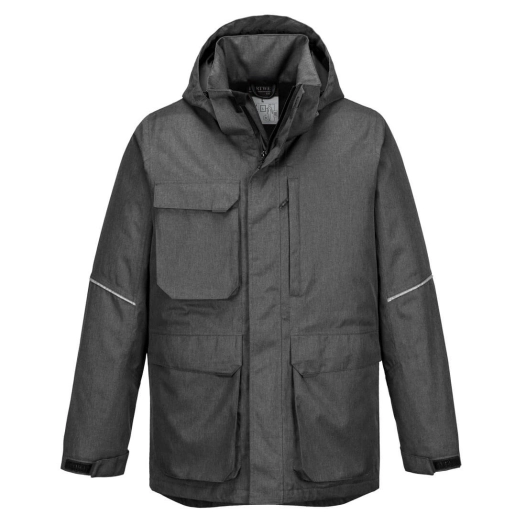 Parka KX3 couleur : Gris Marl taille XL - PORTWEST