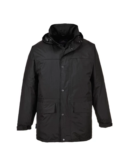 Parka Oban doublée polaire couleur : Noir taille M - PORTWEST