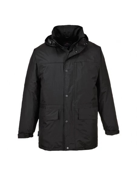 Parka Oban doublée polaire couleur : Noir taille XL - PORTWEST