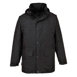 Parka Oban doublée polaire couleur : Noir taille XXXL - PORTWEST