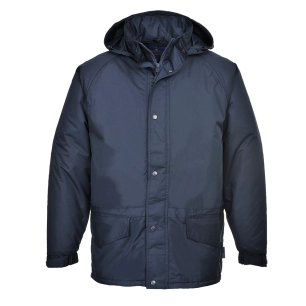 Parka Respirant Arbroath doublé polaire couleur : Marine taille L - PORTWEST