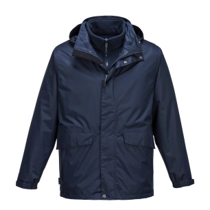 Parka respirante 3 en 1 Argo couleur : Marine taille XL - PORTWEST