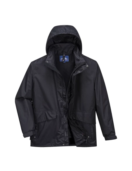 Parka respirante 3 en 1 Argo couleur : Noir taille XL - PORTWEST