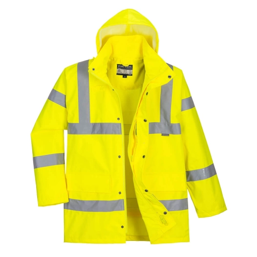 Parka Respirante Hi-Vis couleur : Jaune taille M - PORTWEST