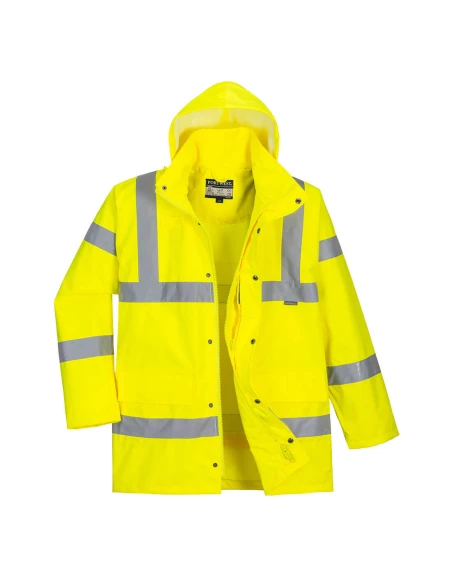Parka Respirante Hi-Vis couleur : Jaune taille M - PORTWEST