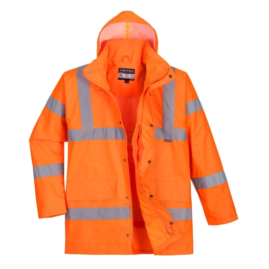 Parka Respirante Hi-Vis couleur : Orange taille L - PORTWEST