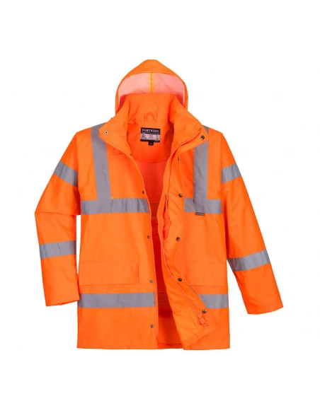 Parka Respirante Hi-Vis couleur : Orange taille XL - PORTWEST