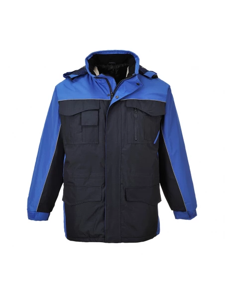 Parka RS Bicolore couleur : Marine/Royal taille XL - PORTWEST