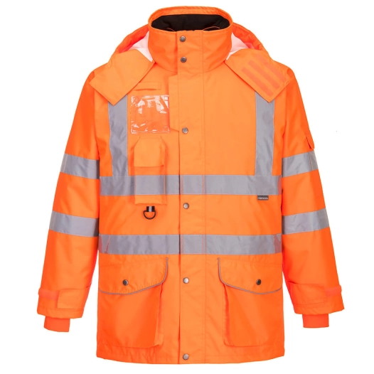 Parka Traffic HV 7-en-1 RIS couleur : Orange taille XS - PORTWEST