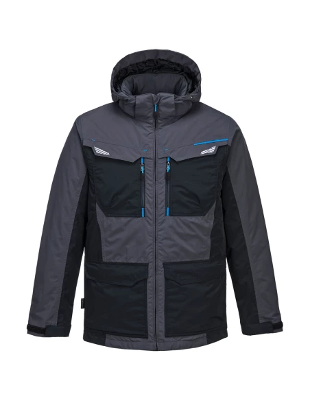 Parka WX3 couleur : Gris Métal taille M - PORTWEST
