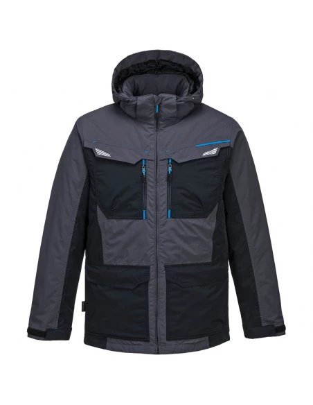 Parka WX3 couleur : Gris Métal taille S - PORTWEST