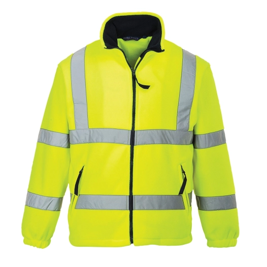 Polaire HiVis doublée filet couleur : Jaune taille XXL - PORTWEST