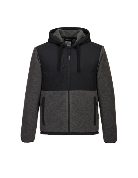 Polaire KX3 Borg couleur : Noir/Gris taille L - PORTWEST