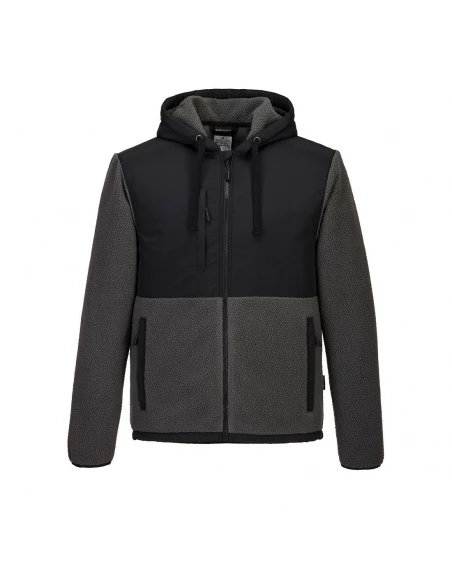 Polaire KX3 Borg couleur : Noir/Gris taille XXL - PORTWEST