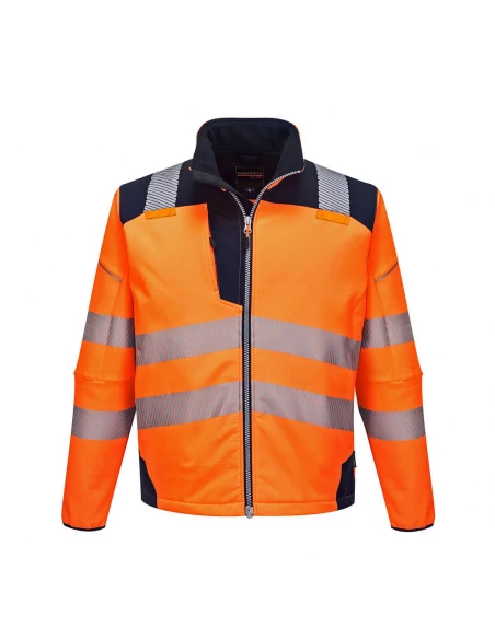 Softshell Haute-Visibilité PW3 couleur : Orange/Marine taille XXXL - PORTWEST