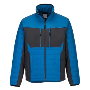 Veste bi-matière WX3 Baffle couleur : Bleu Persan taille XXXL - PORTWEST