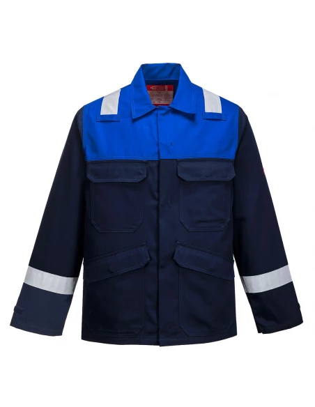 Veste Bizflame Plus couleur : Marine/Royal taille XL - PORTWEST