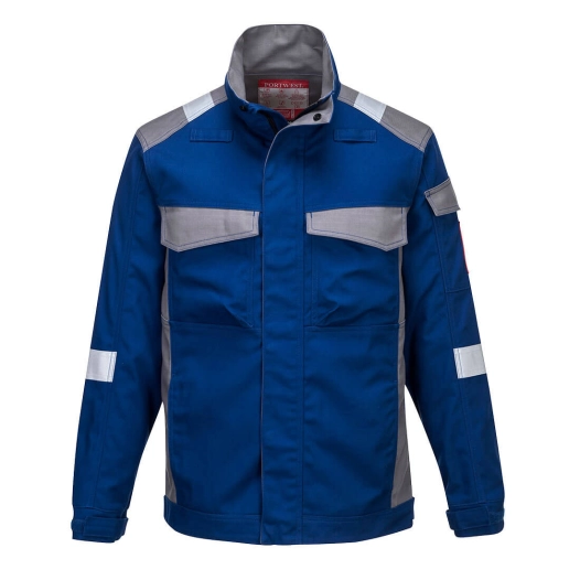 Veste Bizflame Ultra Bicolore couleur : Bleu Royal taille L - PORTWEST