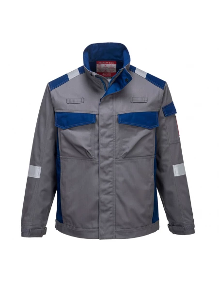 Veste Bizflame Ultra Bicolore couleur : Gris taille XXL - PORTWEST