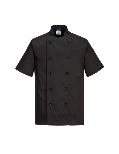 Veste cuisine Kent couleur : Noir taille L - PORTWEST
