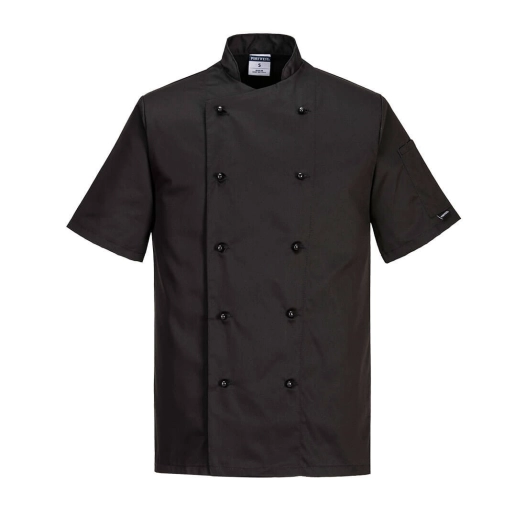 Veste cuisine Kent couleur : Noir taille M - PORTWEST