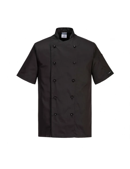 Veste cuisine Kent couleur : Noir taille XXXL - PORTWEST